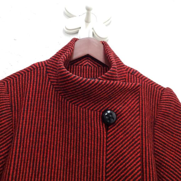 VTG Pauline Trigere Wool Old Money Vintage Longline Double Breasted Peacoat - Picture 10 of 14